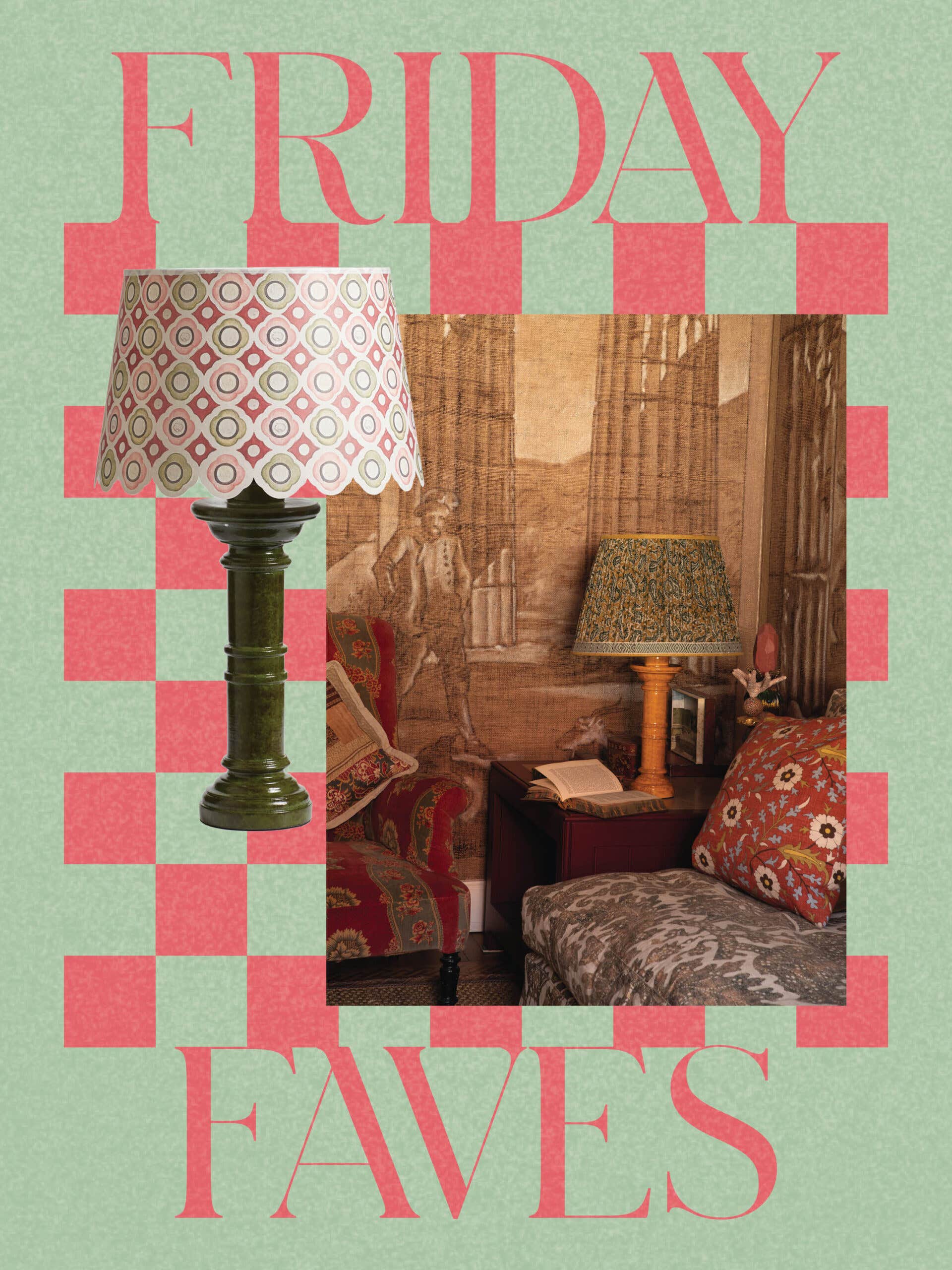 A Piece of Vintage Fabric From an Indian Market Inspired These Charming Lamps