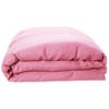 bubblegum pink linen duvet cover