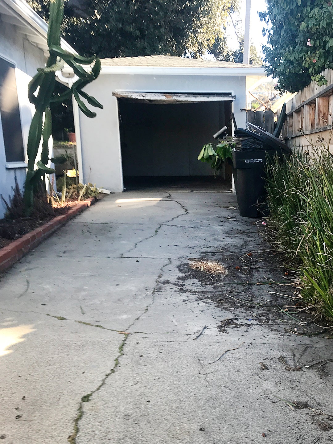 concrete driveway