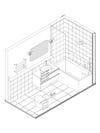 3D drawing of bathroom