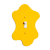 Yellow blob switch plate