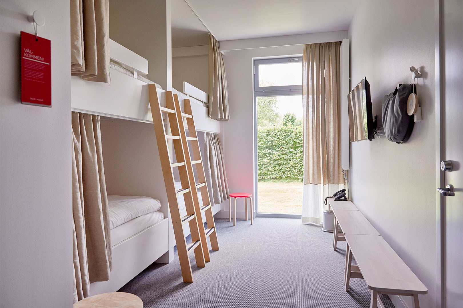 IKEA Hotell bunk room with ladder