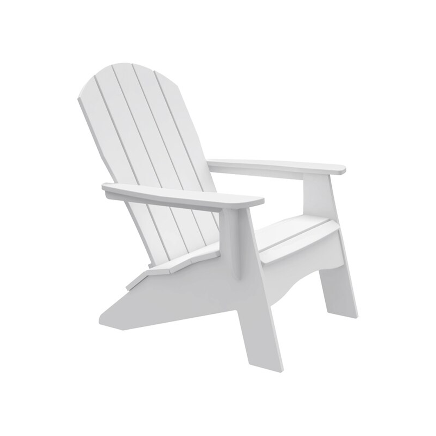 white adirondack chair