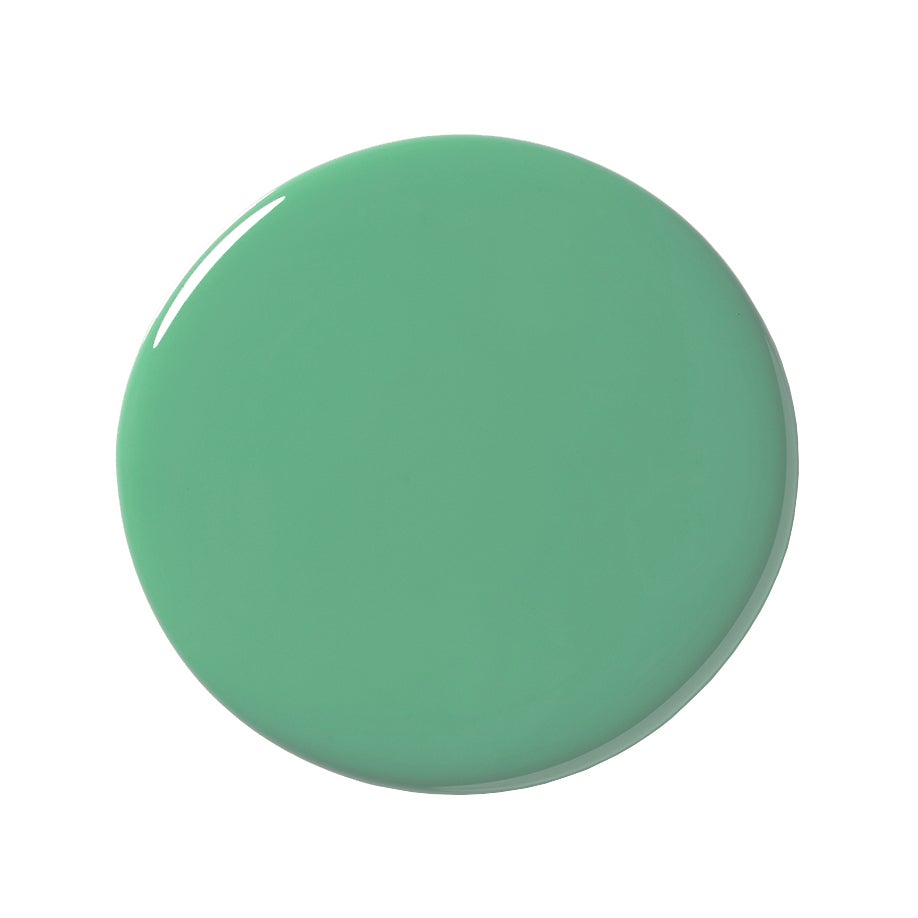 kelly green paint blob