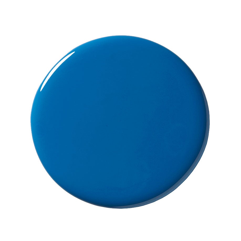 mid-blue paint blob