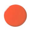 bright orange paint blob