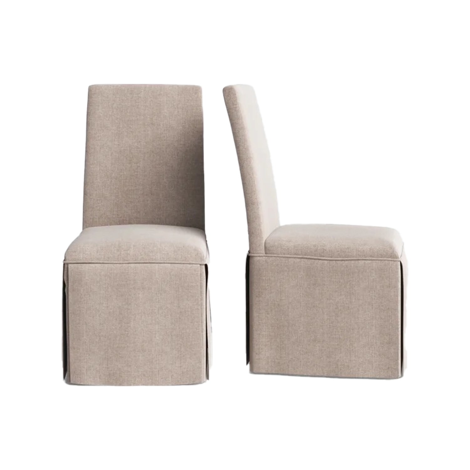 Sam Linen Parsons Chair (Set of 2)