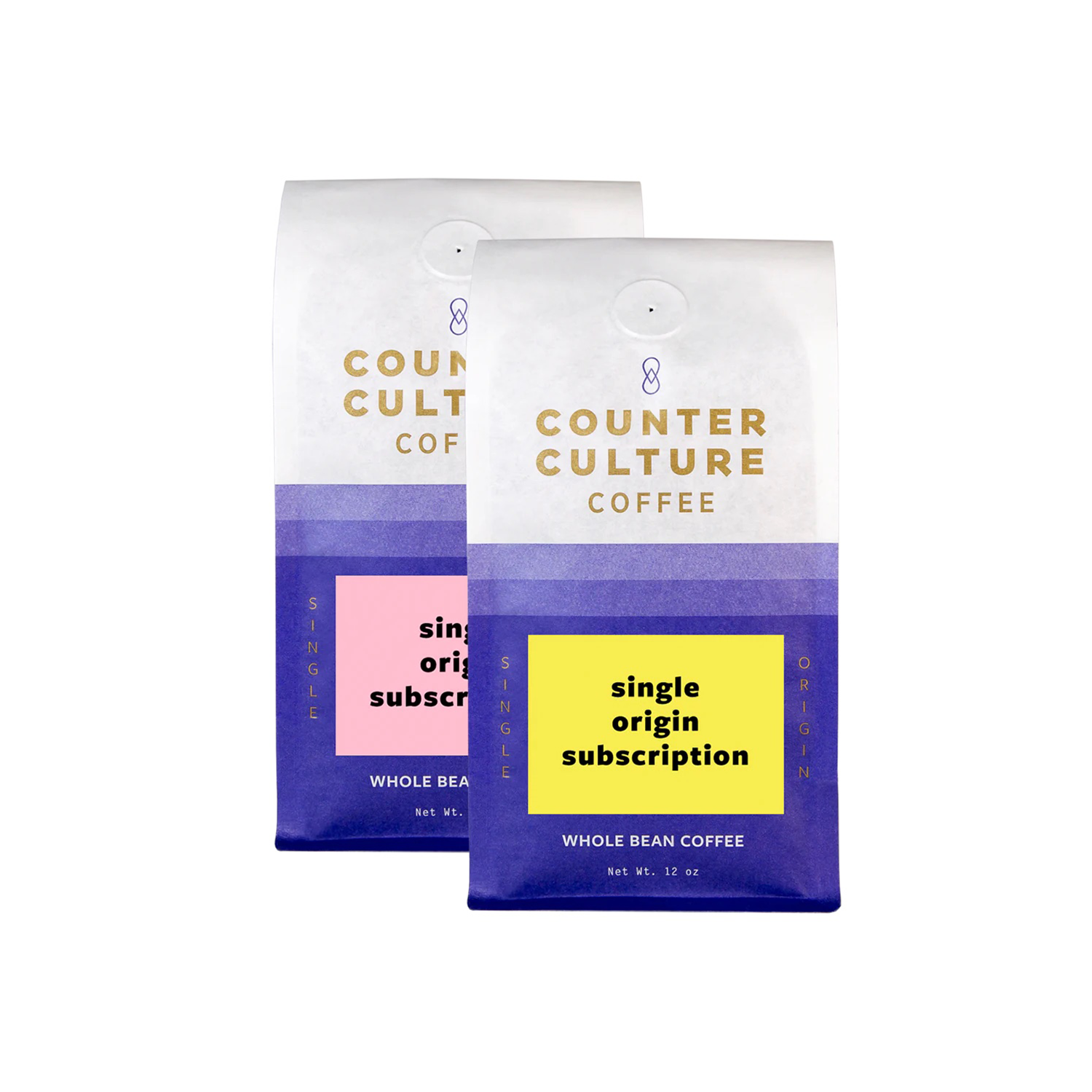 two bags of counter culture coffee bags