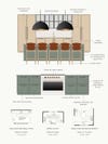 open concept kitchen layout