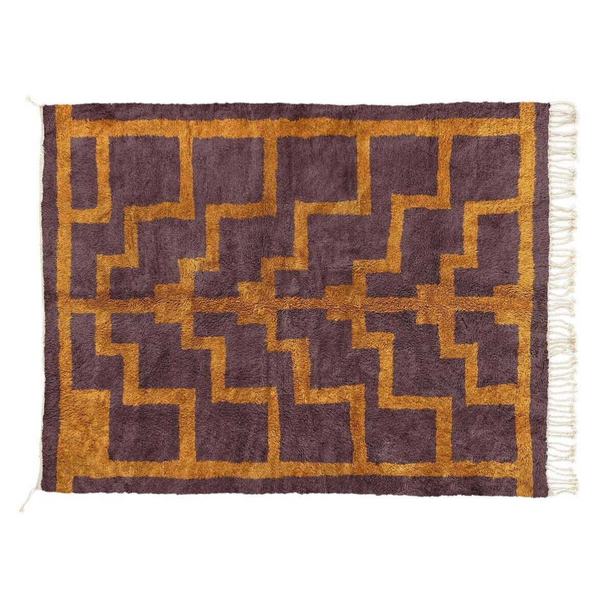 The Standout Rug in This New ’70s-Inspired Collab Is the Shaggiest of Them All