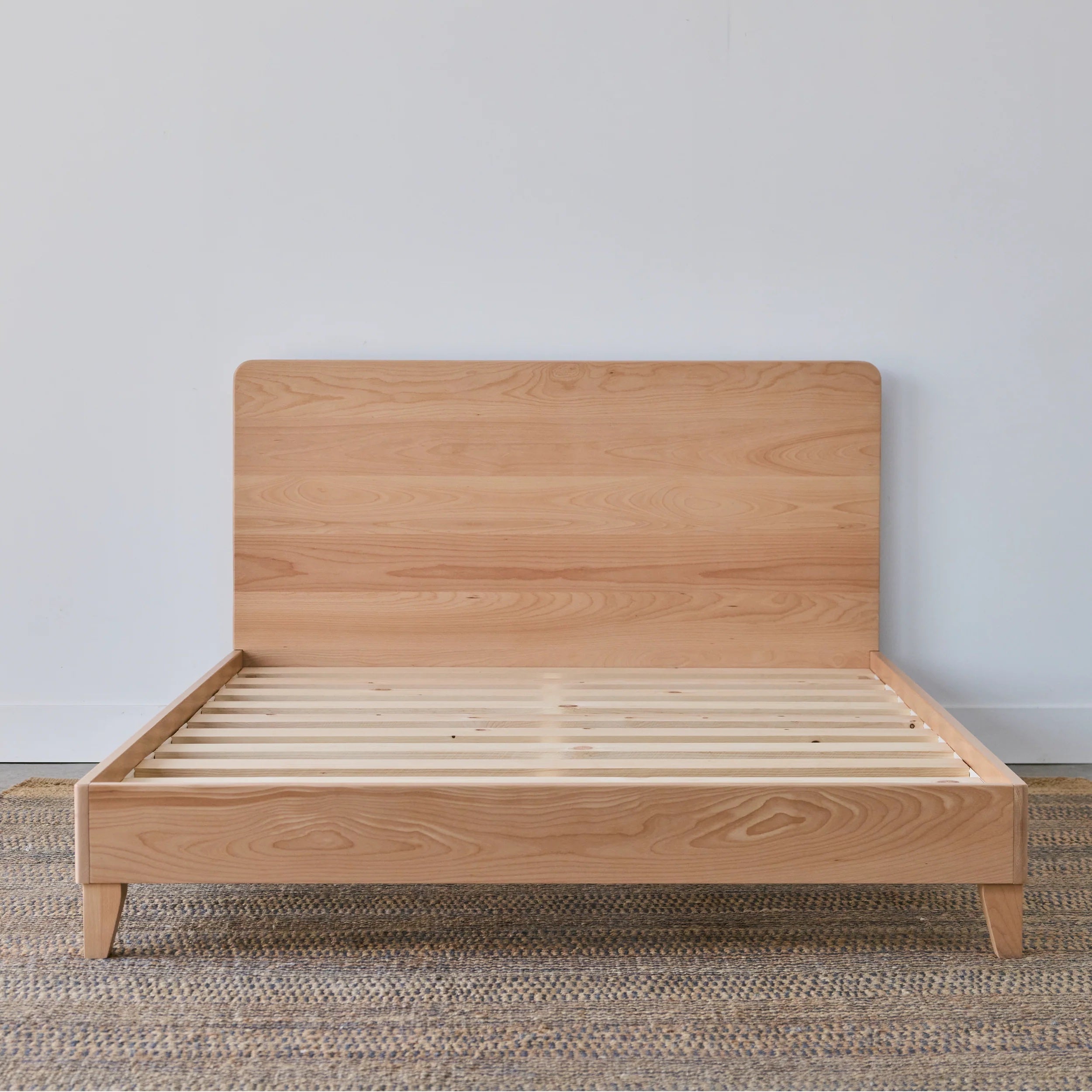simple wood bed frame