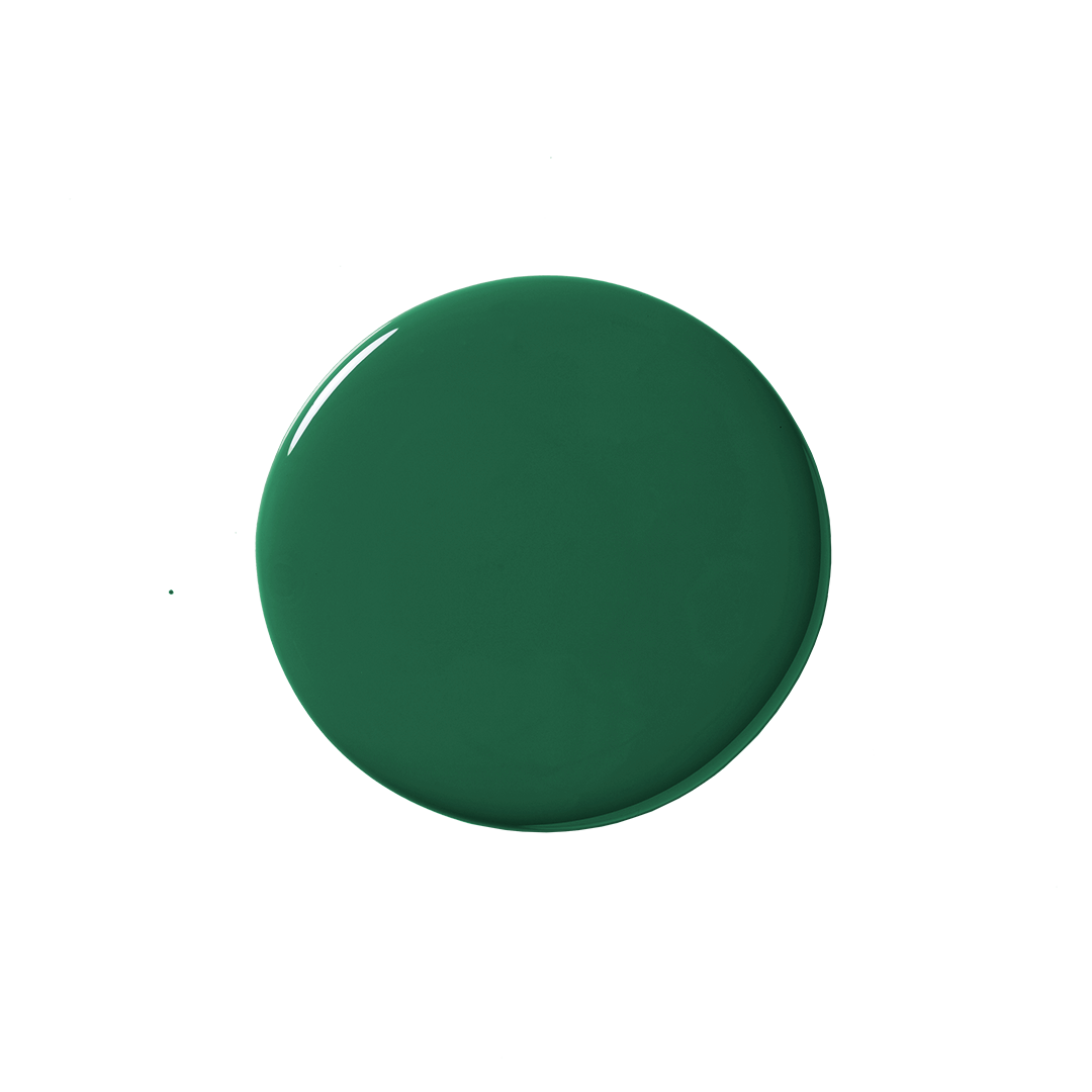 forest green paint blob