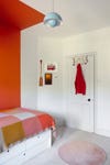 orange color-blocked kid's room