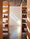minimalist bookshelves