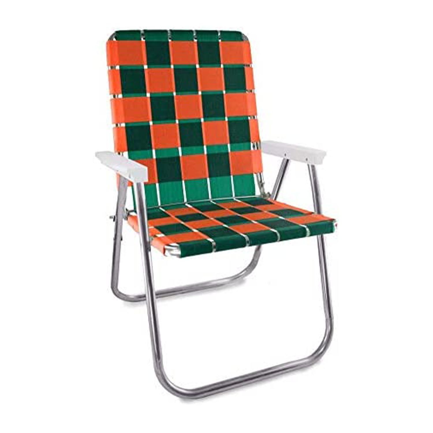 Lawn Chair USA Classic in Green and Orange