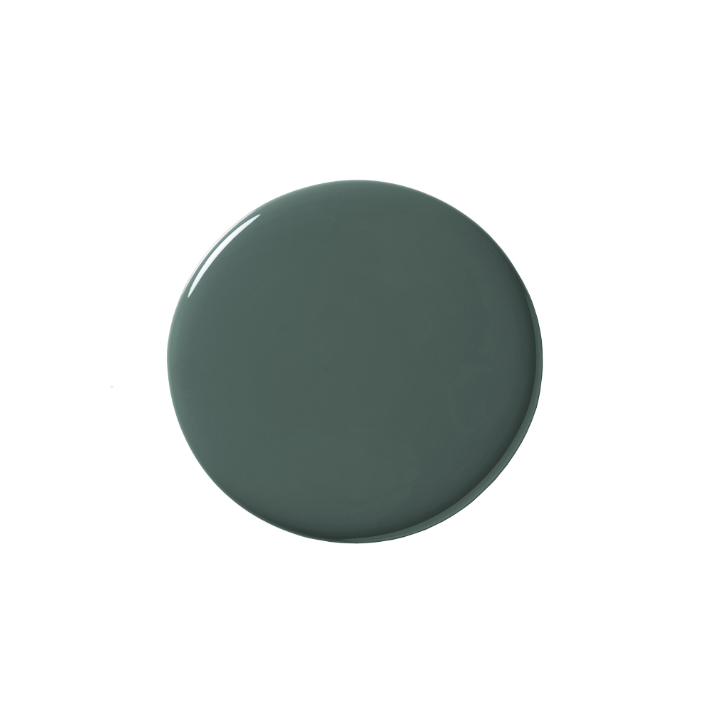 green paint blob