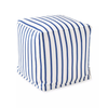 blue tent stripe pouf from serena & lily