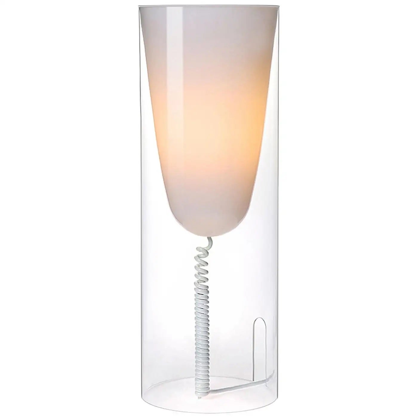 futuristic crystal table lamp
