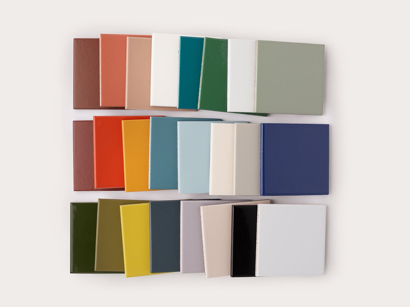 colorful tile samples