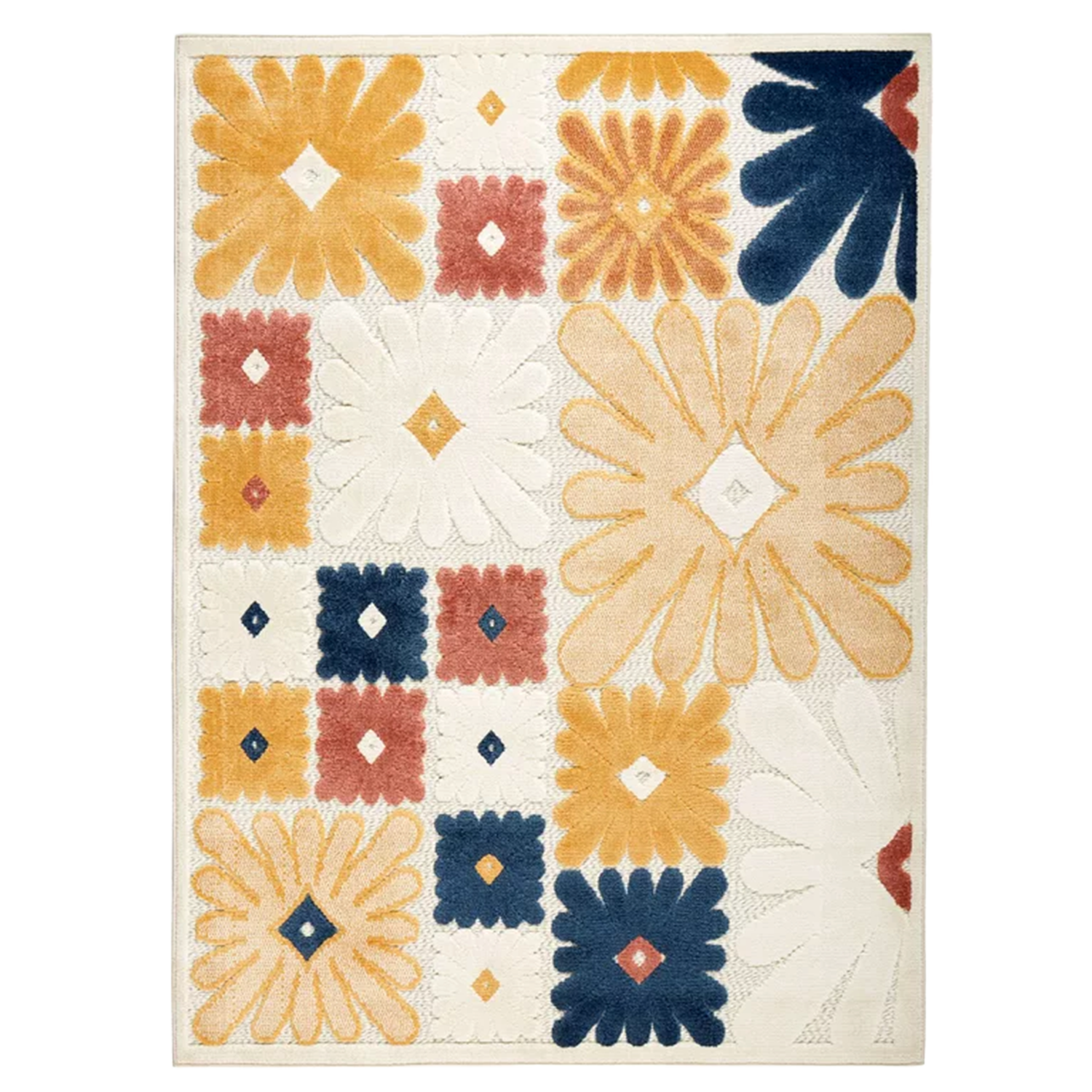 walmart rug with floral motif by miranda lambert