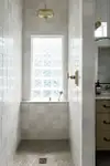 white zelige shower