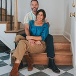 couple on stairs