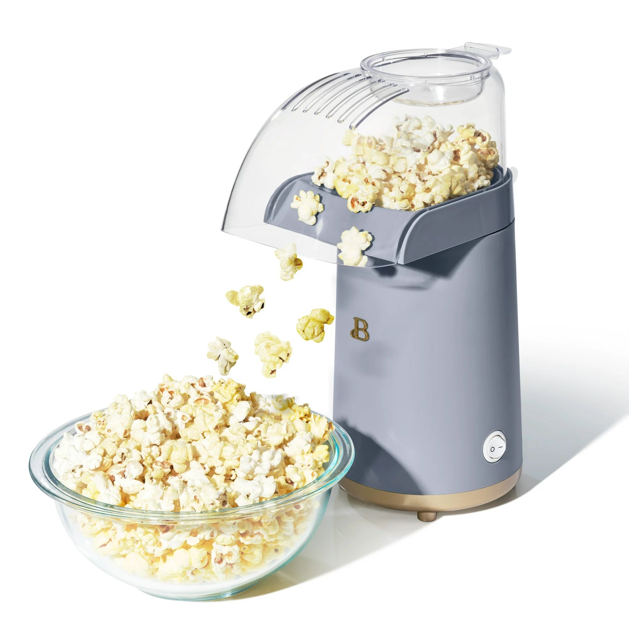 Blue popcorn maker