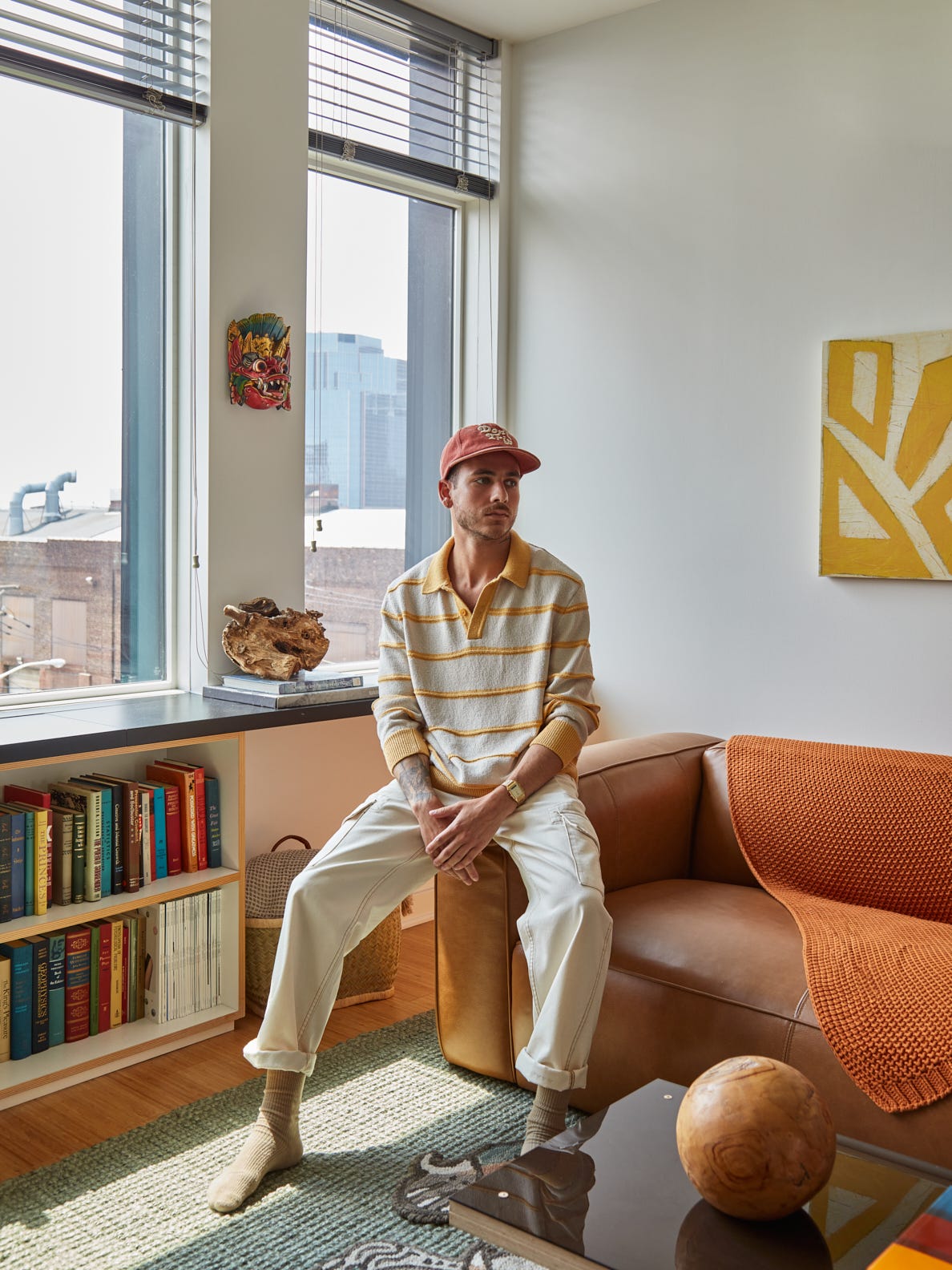 There Are 13 Different Places to Sit in This New Jersey Creator’s One-Bedroom Apartment