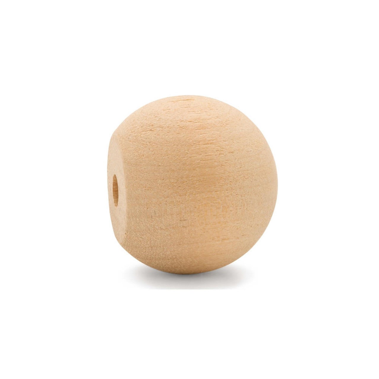 wooden ball knob on its side