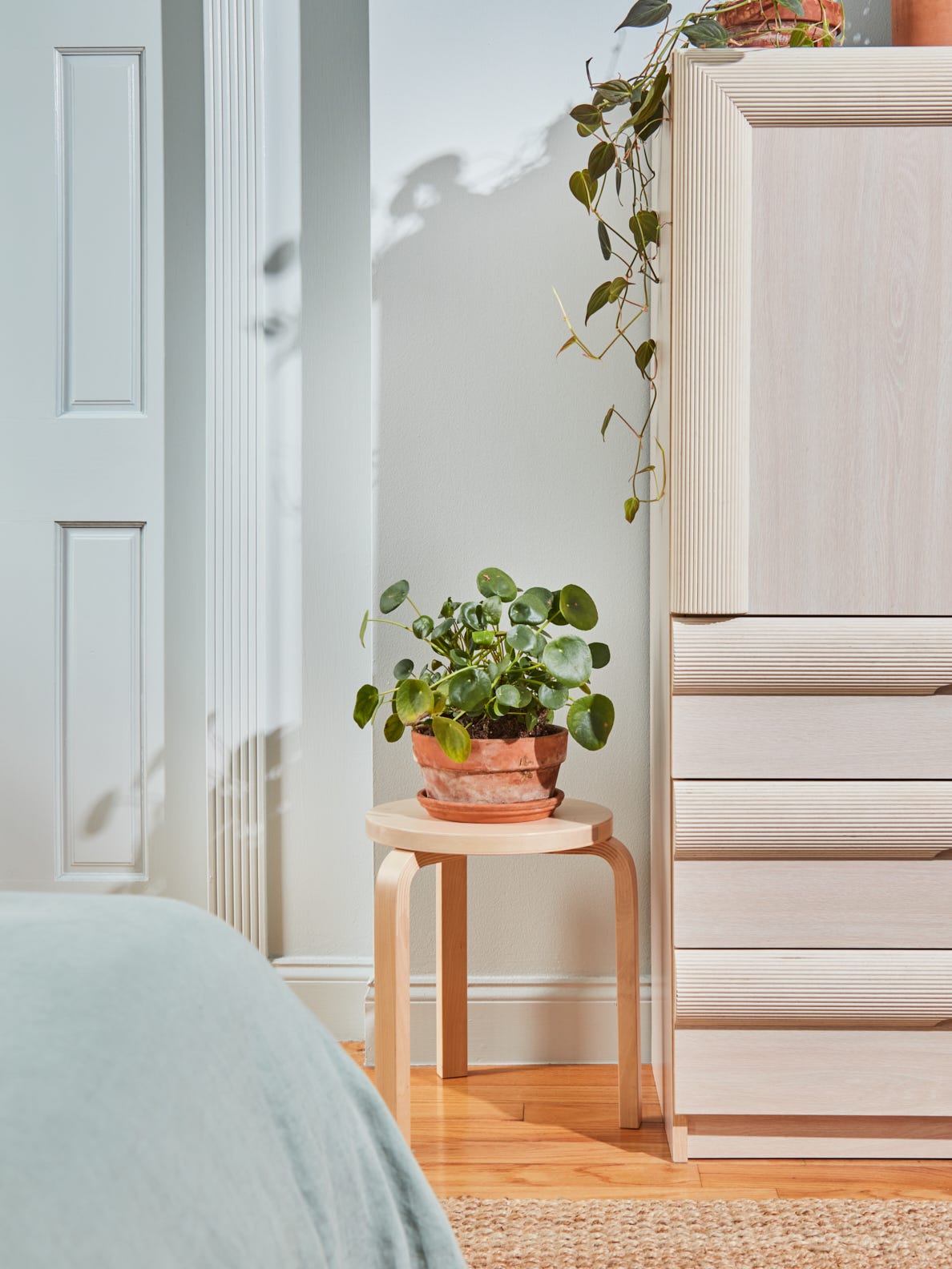 From Hugging Your Sofa Arm to Housing Your Plant, This Iconic Stool Does It All