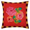 Lisa Corti roses pillow cover