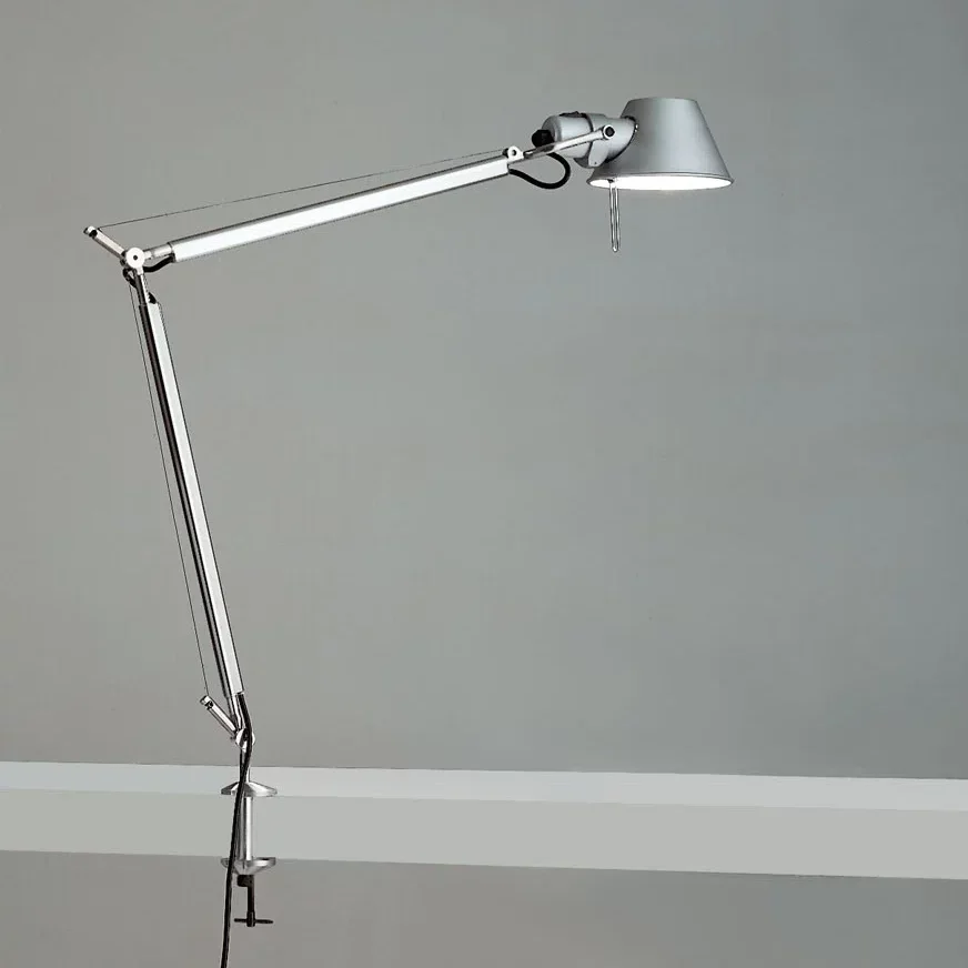 If You’re Desperately Seeking More Desk Space, Try a Clamp Lamp