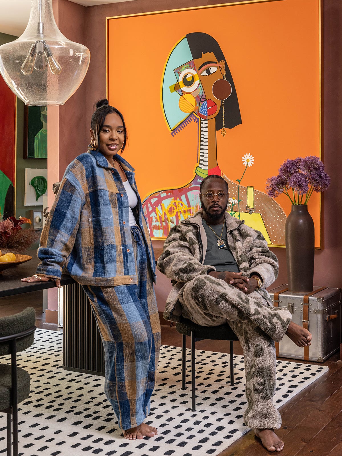 92 Paintings, 112 Sneakers, and a New Baby—This Artist Couple’s Seattle Home Is as Epic as Their Move