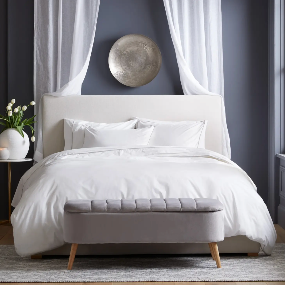 We’re Replacing Relaxed Linen With Crisp Hotel-Style Bedding This Fall