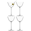 LSA Borough 4-Piece Martini Glass Set