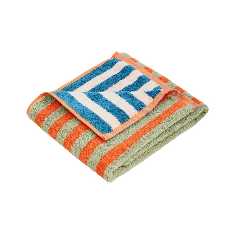 stripe hand towel