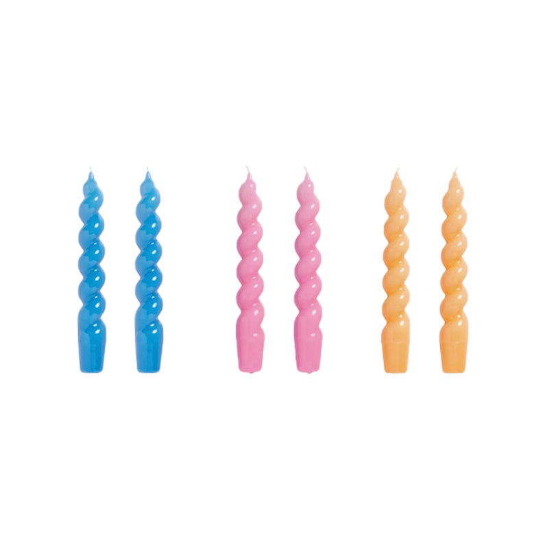 spiral taper candles