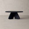 Black low coffee table