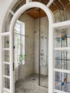 arched glass threshold