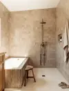 beige zen bathroom
