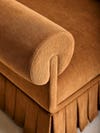 closeup of alba chair armrest