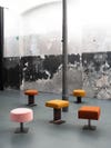stools in an industrial room