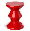red lacquer stool