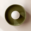 In common with green disc sconce