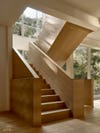 oak wood staircase