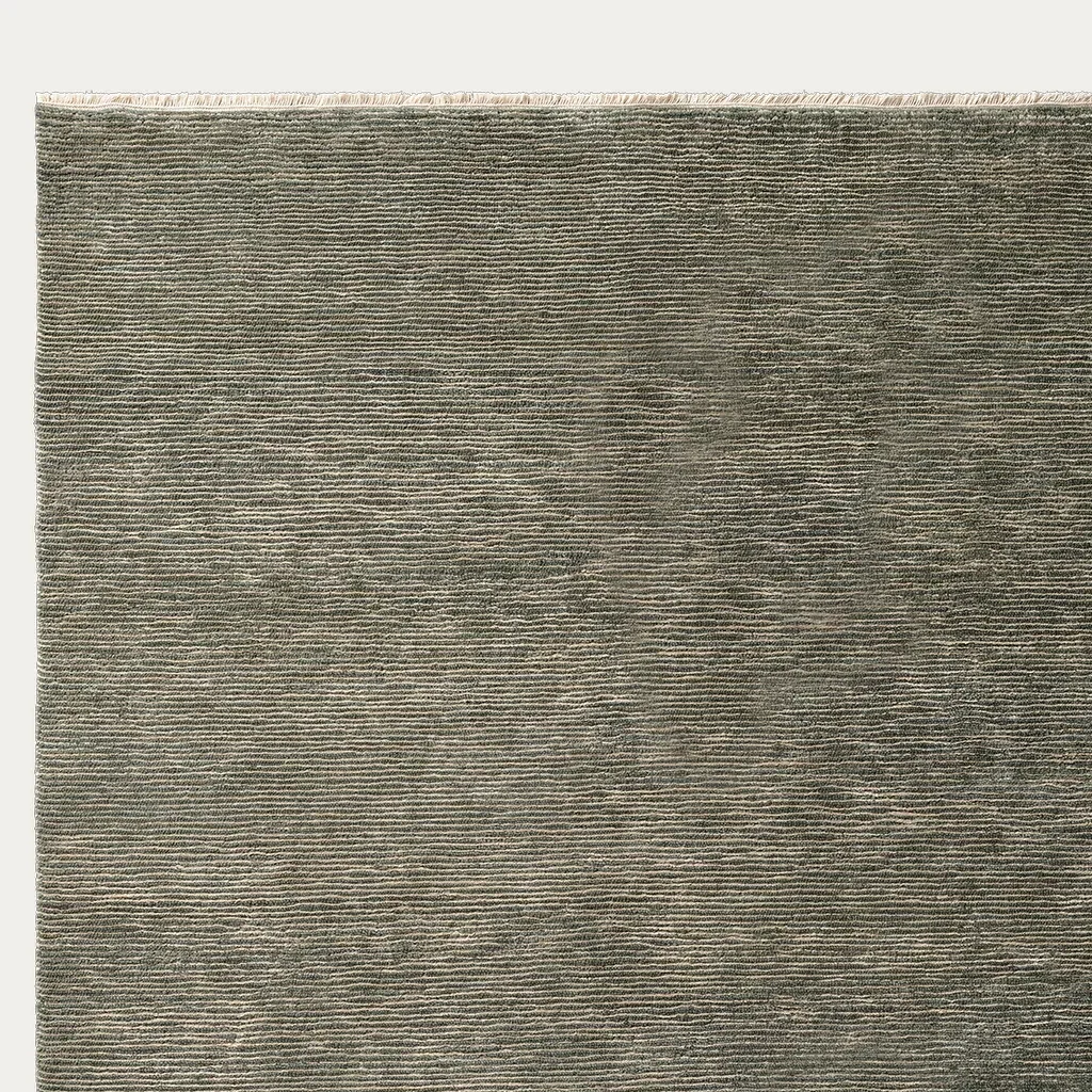 corsica rug in agave, a green color