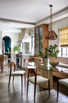 chic dining banquette