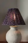 purple lamp shade