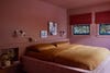 dark pink bedroom