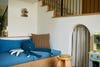 blue daybed